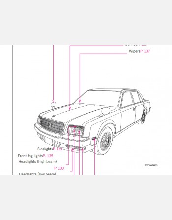 toyota century 2010-2011 owners manual in english